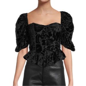 Hemant and nandita puff sleeve top